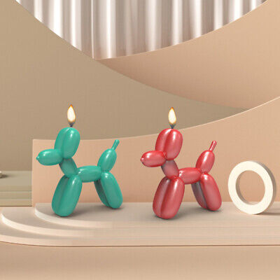 Caniche globo perro aromaterapia vela molde de silicona para decoración hecha a mano-$g