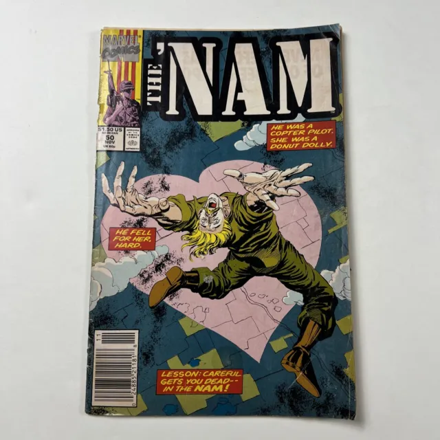 The Nam #50 Marvel Comics 1990 Newsstand