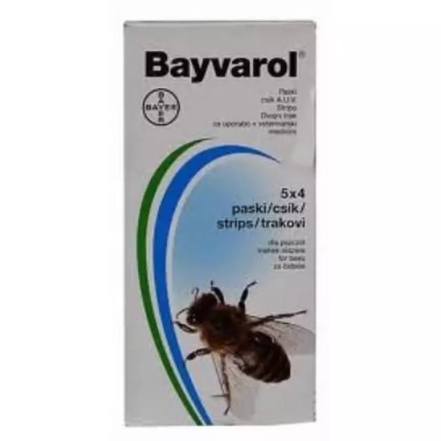 Bayvarol 4 Tiras Para Abejas Colmenas