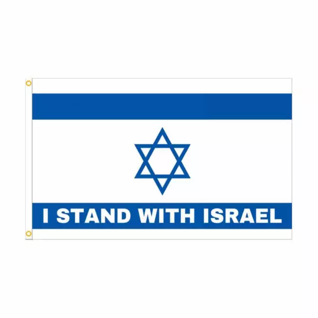 1-5Pcs  Israel Large Flag 3X5 FT -  100%Polyester With Eyelets National Countr