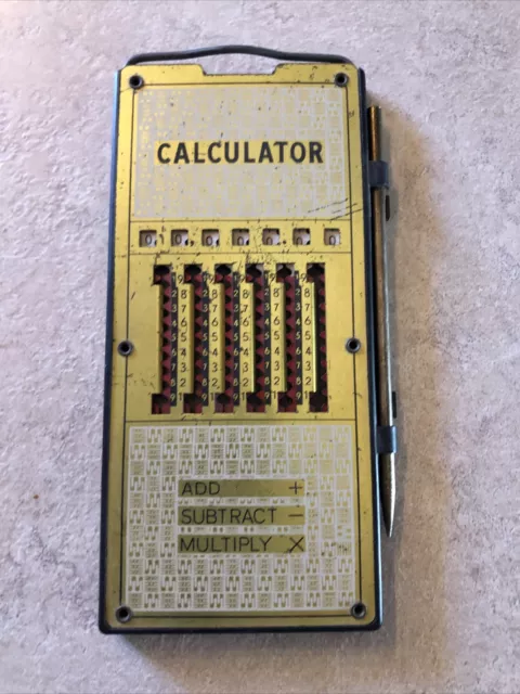 VINTAGE KINGSON MAGIC brain pocket calculator with stylus Hong Kong £17.11  - PicClick UK