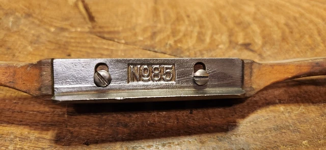 Vintage Stanley Sweetheart No 85 Razor Edge Wood Spokeshave Incomplete 3