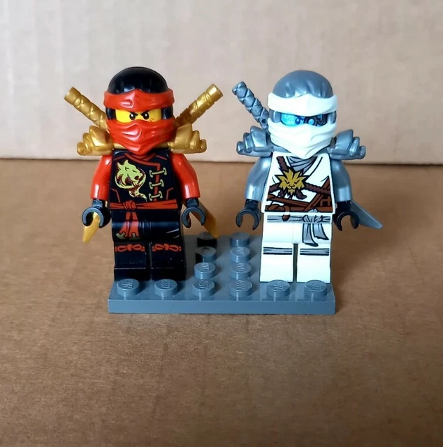 LEGO NINJAGO MINIFIGURES Rarer versions of Zane and Kai EUR 9,08