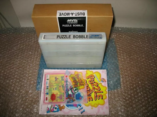 Puzzle Bobble Neo Geo Mvs Full Kit 100% Original Snk! (Art Set New)