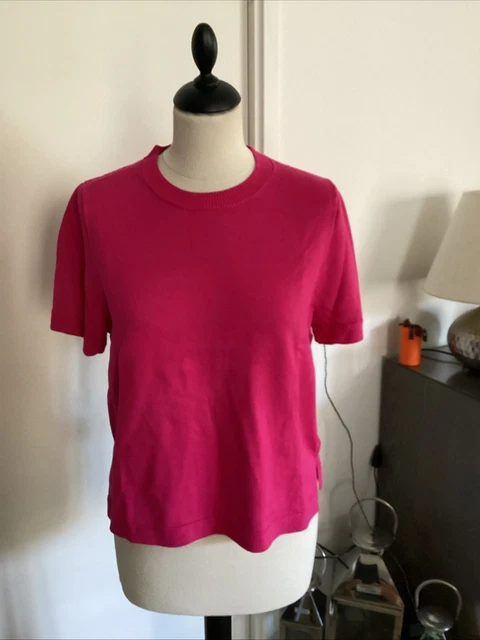 Pull Zara Rouge à Bandes - Taille M, Neuf Avec étiquettes (Marque Maje ? Vérifier)