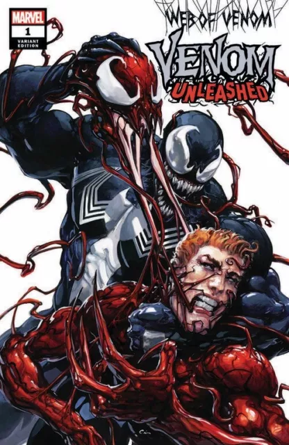 Web Of Venom Unleashed 1 Crain Variant Limited 3000 Marvel Comics 2019 Carnage