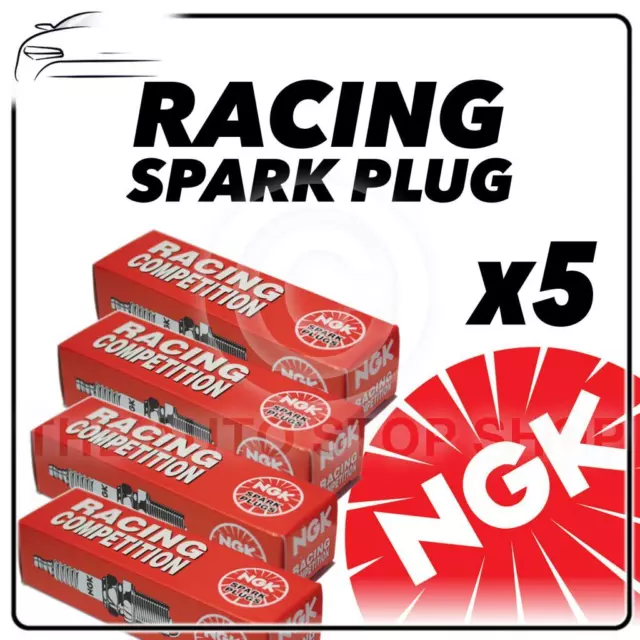 5x NGK RACING SPARK PLUGS Part Number R5883-9 Stock No. 2780 Genuine SPARKPLUGS