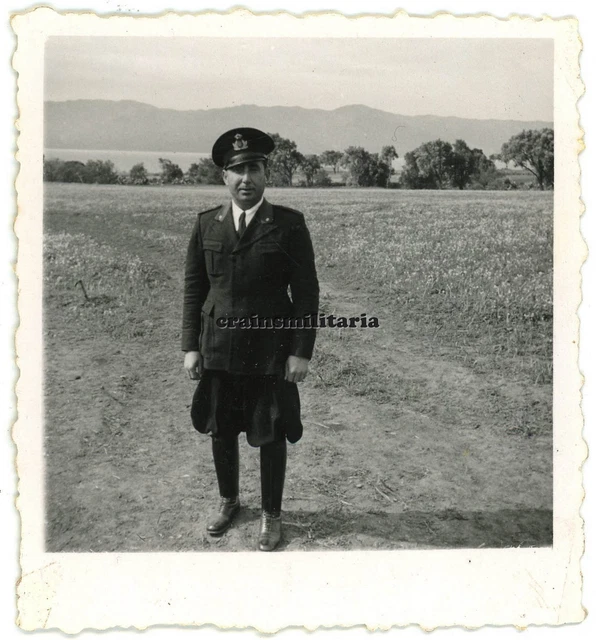 Orig. Foto Portrait italienische Offizier in COMISO Sizilien Italien 1941