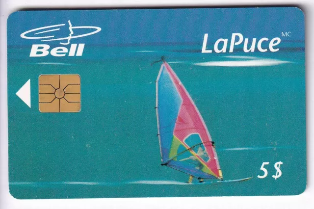 Amerique Telecarte / Phonecard .. Canada 5$ Bell Windsurf 03/97 Chip/Puce