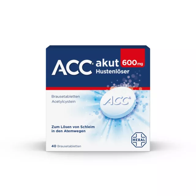 ACC akut 600 mg Hustenlöser Brausetabletten, 40 St. Tabletten 520917