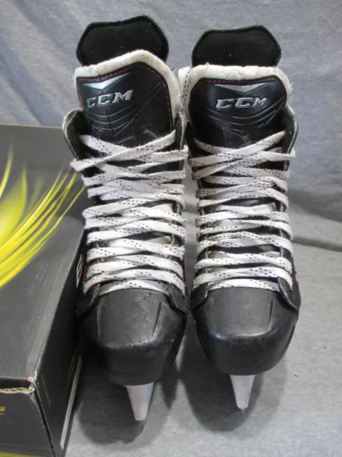 Youth Jr Boys Ice Hockey Skates CCM 250 Jet Speed Size 5 Stainless Steel Blades 3