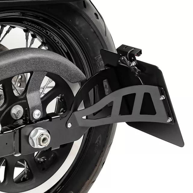 Support de plaque latéral pour Harley Davidson Dyna Low Rider 06-17 CRB