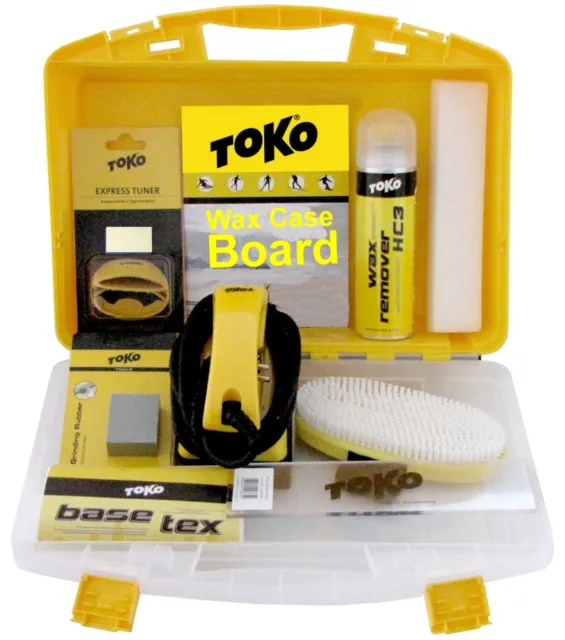 TOKO Snowboard-Service-Set "Wax Case Board" - 10-teilig