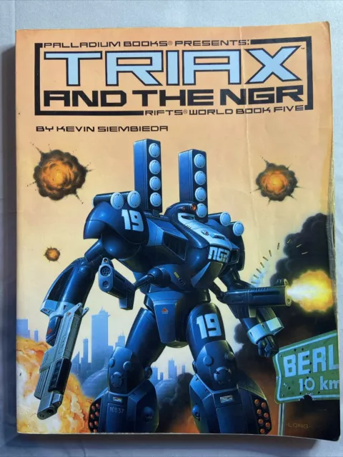 Rifts RPG World Book 5: Triax & The NGR, Palladium Books by Kevin Siembieda