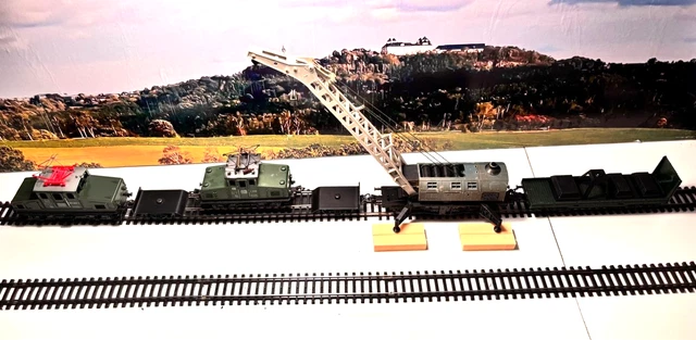 Grue pour train électrique échelle Ho - Modélisme