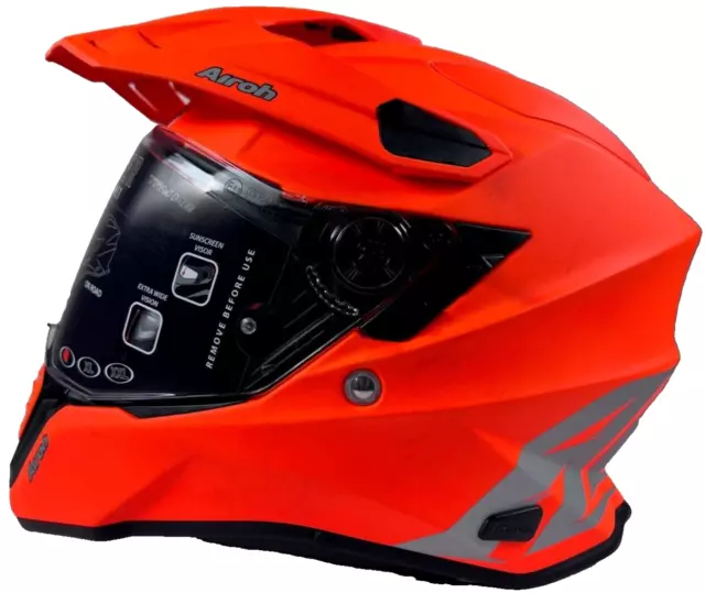 AIROH COMMANDER MATT Black M Motorcycle/Bike Helmet , Last One Remaining  £224.95 - PicClick UK