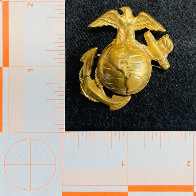 WW2 WWII USMC Marine Corps EGA EG&A Gold Plated Sweetheart Pin
