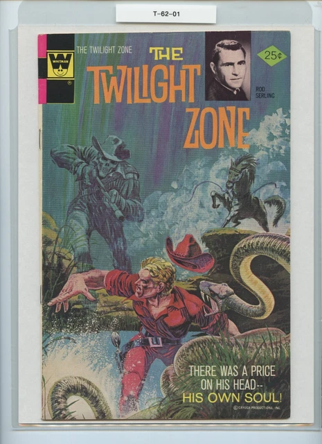 Twilight Zone #62, NM/NM+, 1975, WHITMAN VARIANT C,  VILLAMONTE "GHOST/SNAKE" C