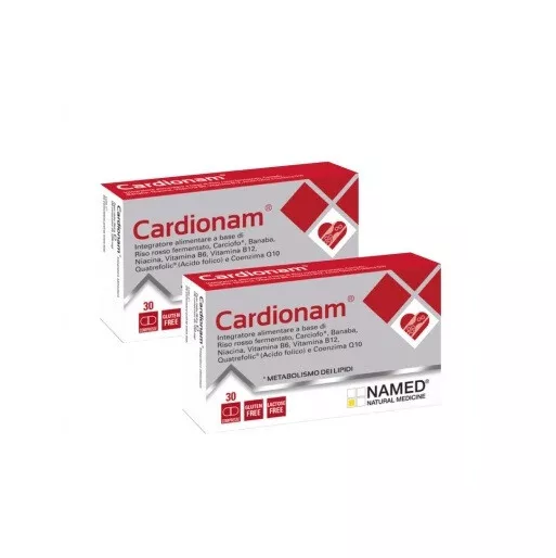 NAMED Cardionam Integratore Alimentare per Controllo di Colesterolo 60 Compresse