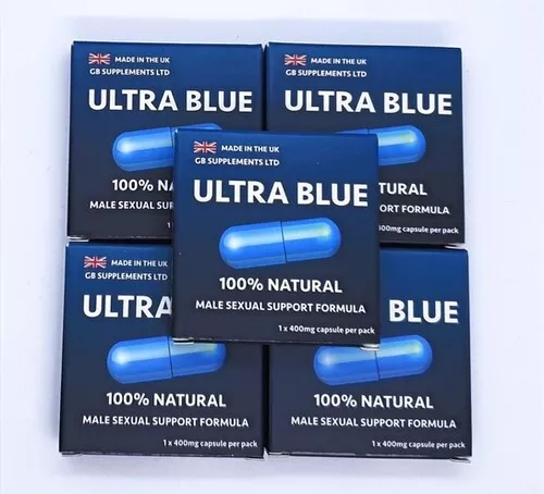 10 x Ultra Blue High Strength Capsules Natural Male Supplement 2