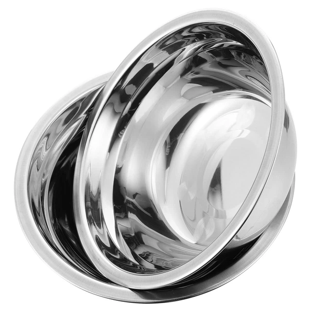 2 Pcs Puppy Bowl Stainless Steel Bowl Nativity Accessories Ceramic Bowl