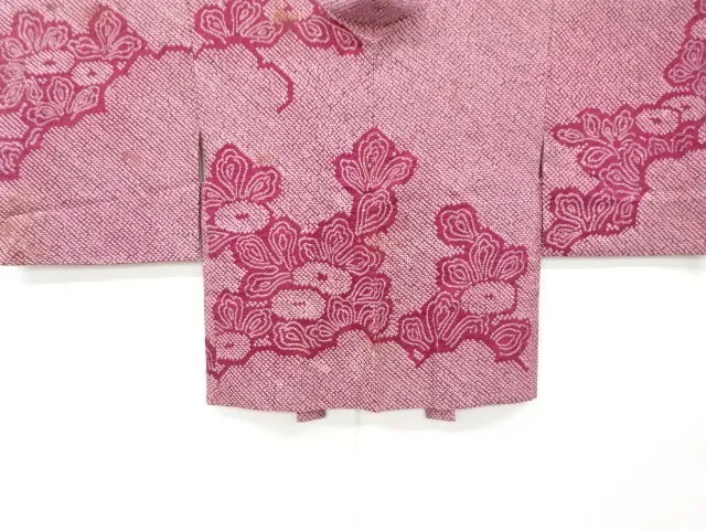 6610526: Japanese Kimono / Antique Haori / All Shibori / Manjukiku