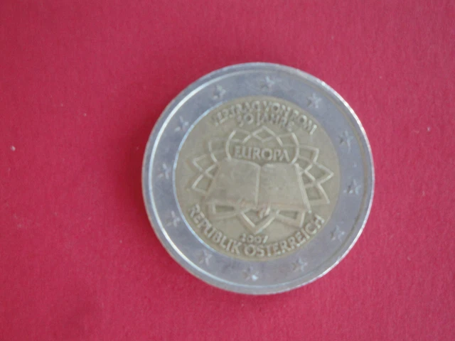 2 EUROS AUTRICHE 2007 - 50 ans du traité de Rome EUR 3,00 - PicClick FR