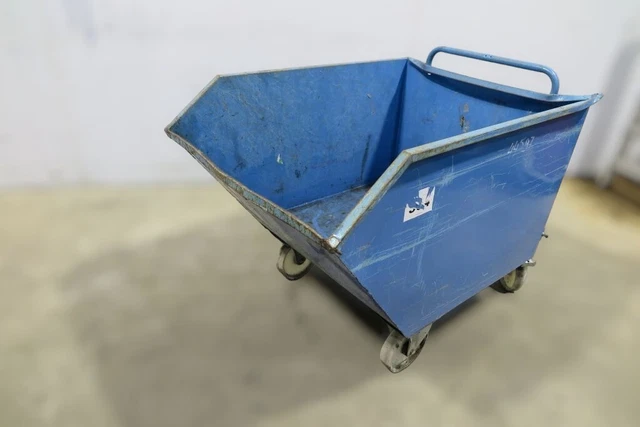 Fetra carrello elevatore carrello elevatore cassone ribaltabile contenitore ribaltabile trasloco 0,5 m3 44597