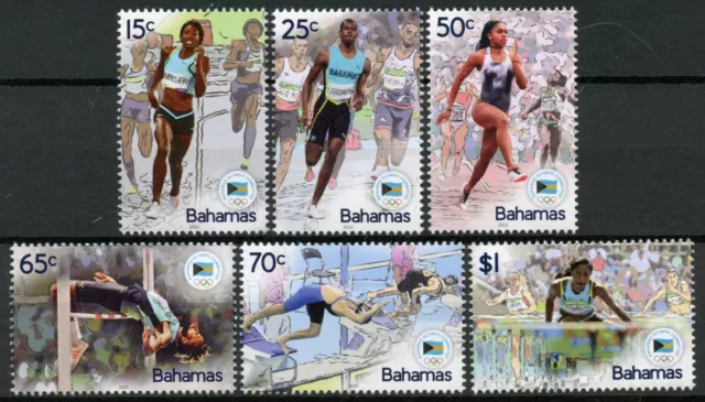 Bahamas 2021 MNH Olympics Stamps Tokyo 2020 Games Swimming Athletics Sports 6v