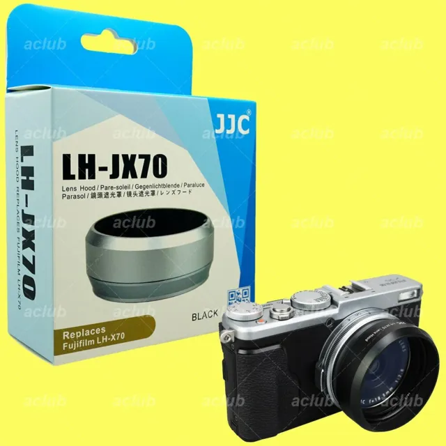 JJC Metal Lens Hood (Black) replace LH-X70 for Fujifilm X70