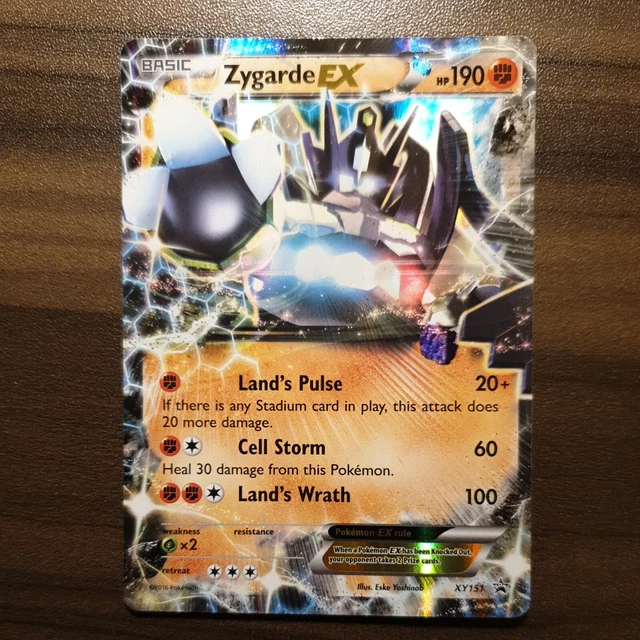 Zygarde EX - XY151 Black Star Promo Pokemon Card - Near Mint