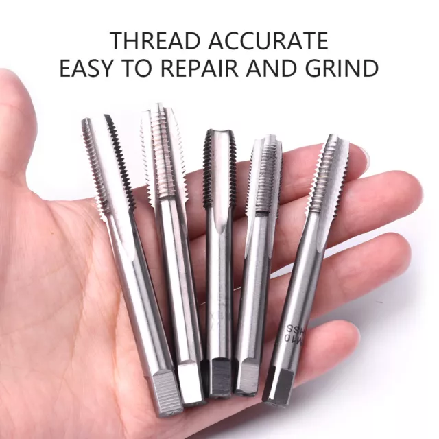 HSS Metric Right Hand Tap M10/M12/ M14/M16/M18/M20 Thread Cutter Plug Tap Set