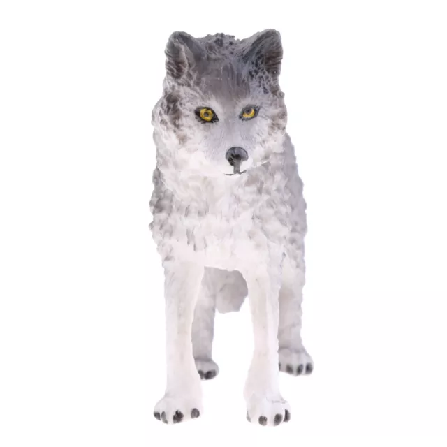 Realistic Animal Model Wolf Figure Figurine Action Figures Kids Playset Toy