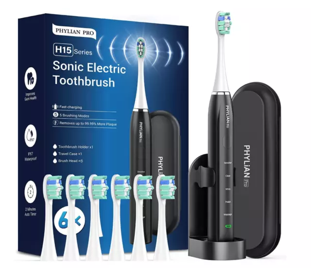 PHYLIAN PRO Sonic Elektrische Zahnbürste, SWT-331749