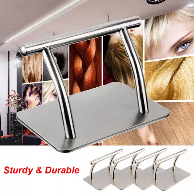 Stainless Footrest Barbers Hair Beauty Salon Tattoo Hairdressing Foot Rest AU 2