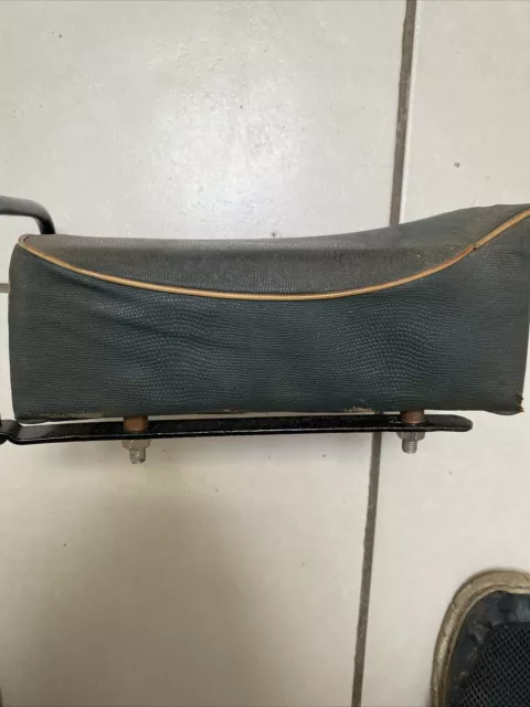 ANCIENNE SELLE 1950/60 pour passager SCOOTER MOBYLETTE MOTO 3