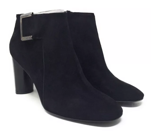 Robert Clergerie Womens Toli Ankle Boot Black Suede EU 40.5 US 10 2