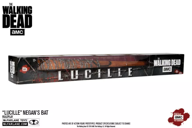 Negan Lucille The Walking Dead Baseball Schläger PVC Bat Horror Kostüm McFarlane