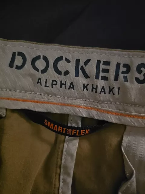 Dockers Alpha Khaki Slim Tapered Men Pants Size 32x34 2