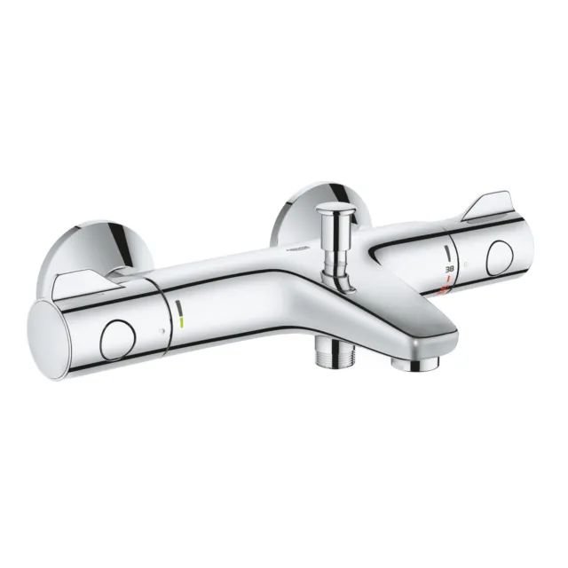 Grohe Grohtherm 800 Thermostatic Bath Shower Mixer Tap - Chrome 34569000