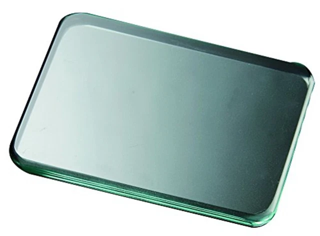 Herramienta de Cuero Crafr Placa de Vidrio Pulidor Resbaladizo para Alisar Cuero 12x9 cm*