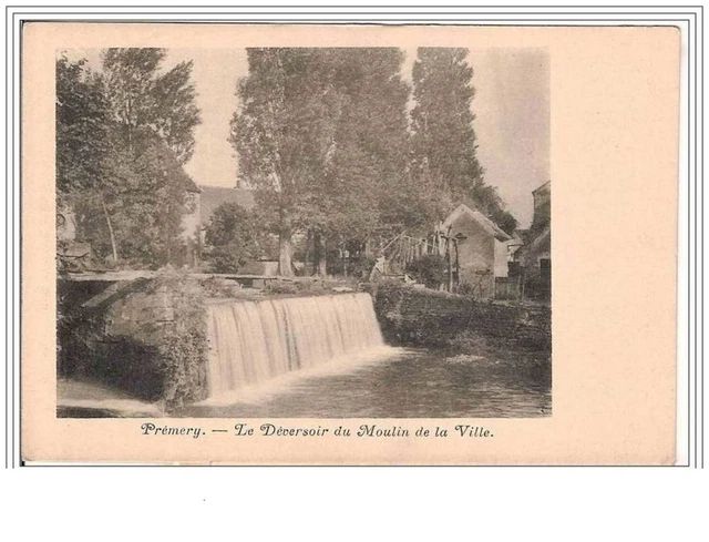 58.Premery.le Deversoir Du Moulin De La Ville.