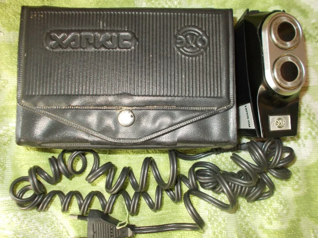 VINTAGE. Electric shaver USSR HARKIV 15M WORKING