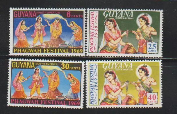 Guyana Stamps 1969 Phagwah Festival  Mnh - Misc24-245