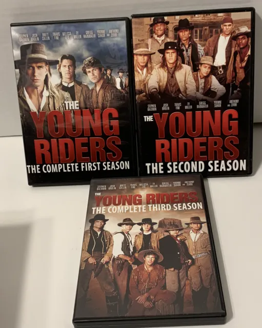 “The Young Riders” Complete Series Season 1 2 3 DVD Sets - ULTRA RARE & OOP!