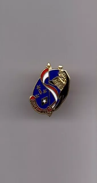 pin's armée / insigne 3ème Régiment de Dragons (EGF doré signé Segalen) 