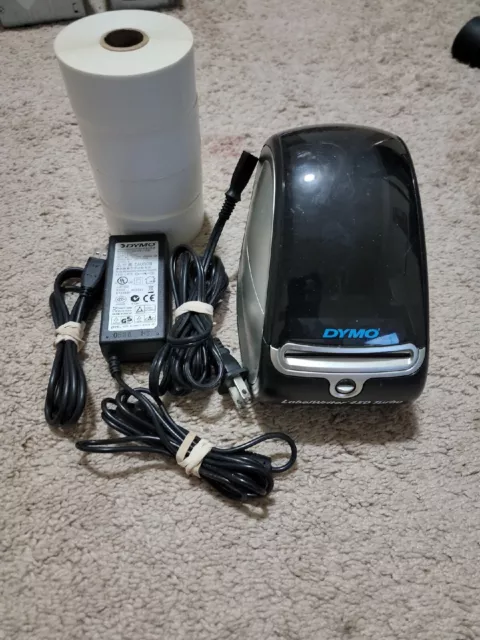 Dymo labelwriter 450 turbo with 4x new rolls. WORKS