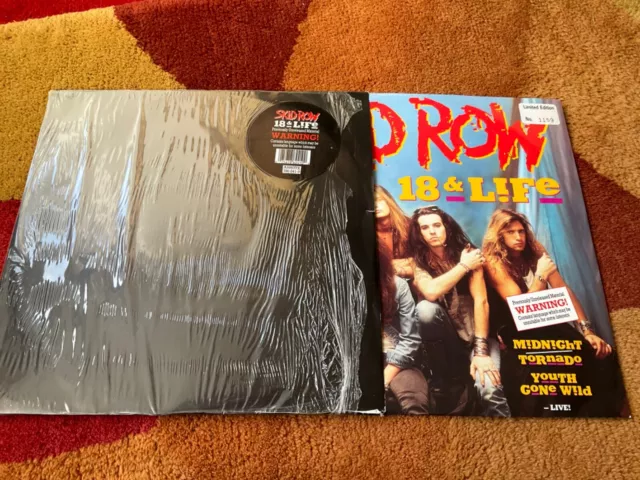 Skid Row, 18 And Life, Orig UK Numbered Ltd edition 12" vinyl single excellent