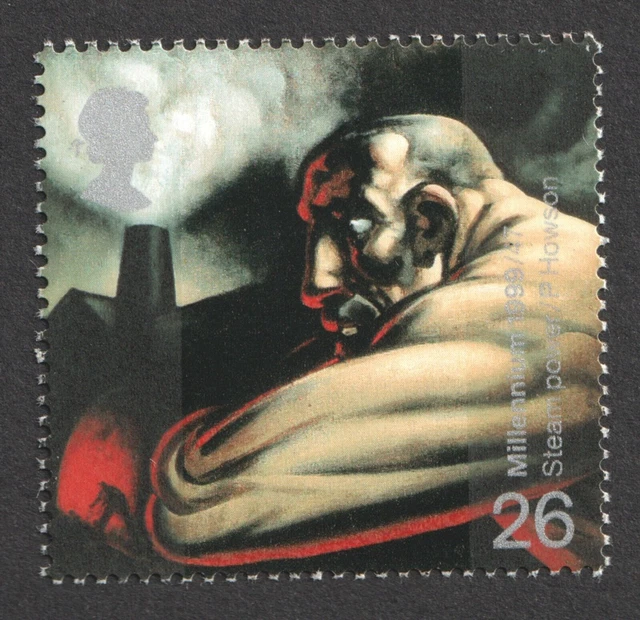1999 GB 26p Blast Furnace. James Watt. Millennium Inventors Tale UM. SG 2070