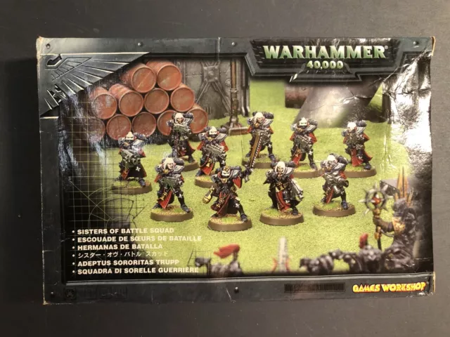 Warhammer 40k Sisters of Battle Squad - NiB - 10 x metal minatures